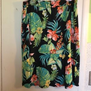 Avon Signature Collection tropical skirt, sz L EUC